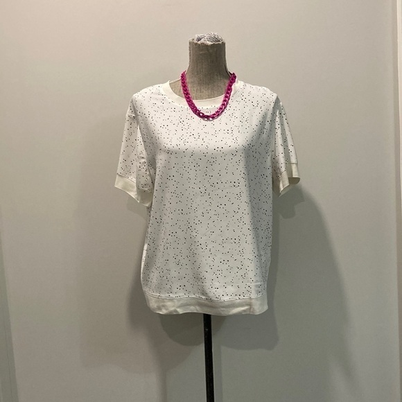 BELLE Vere Polka Dots Blouse Medium - Picture 6 of 14